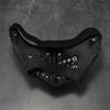 Adjustable Gothic Pointed Face Mask Breathable PU Fabric Metal Frame Perfect For Halloween Festivities Cosplay