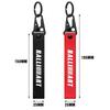 Fashion Car Ribbon Keychain for Mitsubishi All Models ASX Mirage Outlander Lancer Key Ring Pendant Accessories