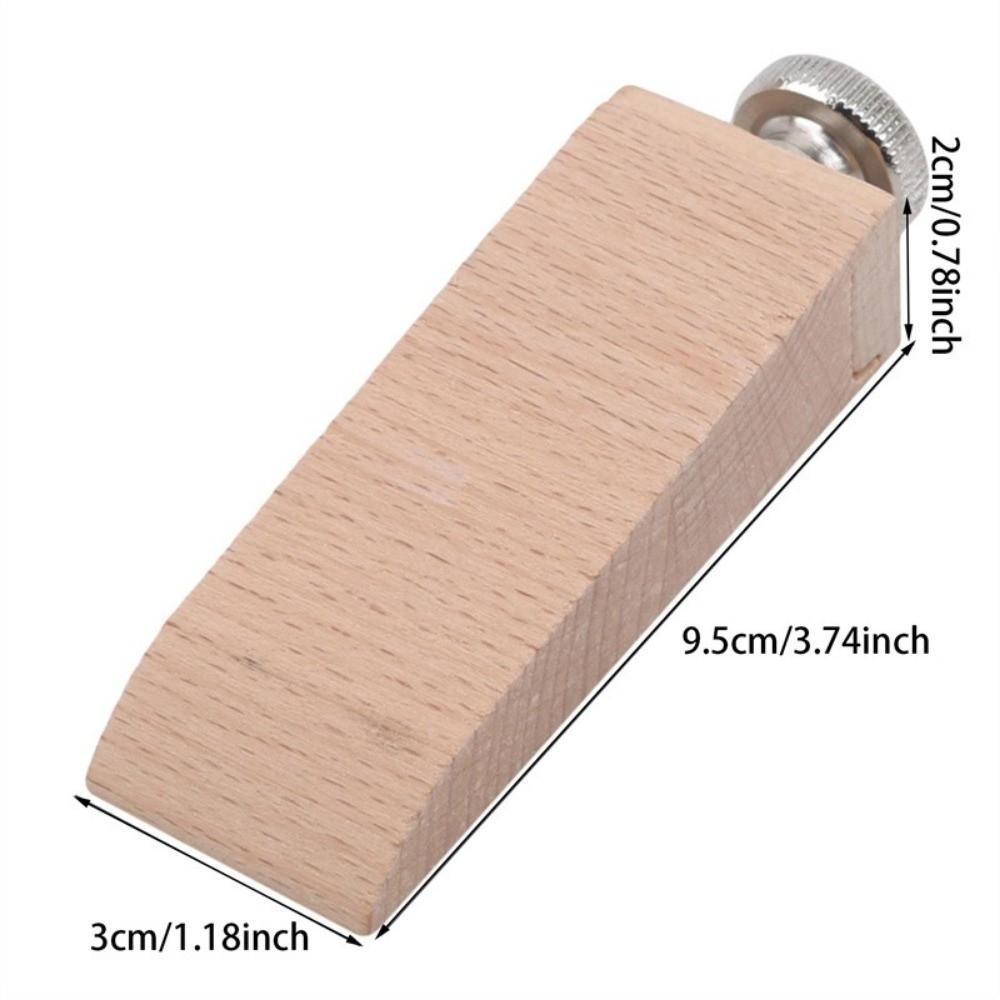 Beech Block Sandpaper Grinding Block Sanding Edge Polishing Tool New Leather Craft Tool Gadget