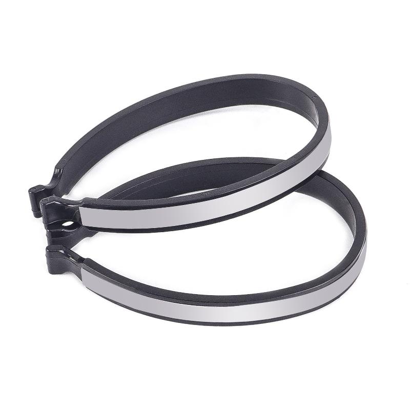 

2Pcs Reflective Carabiner Trouser Clips Safe Driving Cycling Gear With Seat Belt Warning Sticker For Outdoor Use