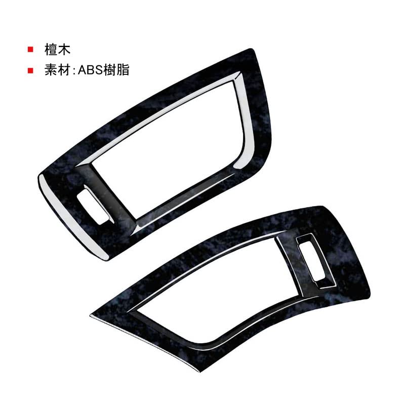 TANGDUTUTU Toyota Alphard Vellfire 30 Series Front Air Conditioner Cover Front Air Conditioner Duct Ring Interior Panel Interior Parts ABS Resin 2P