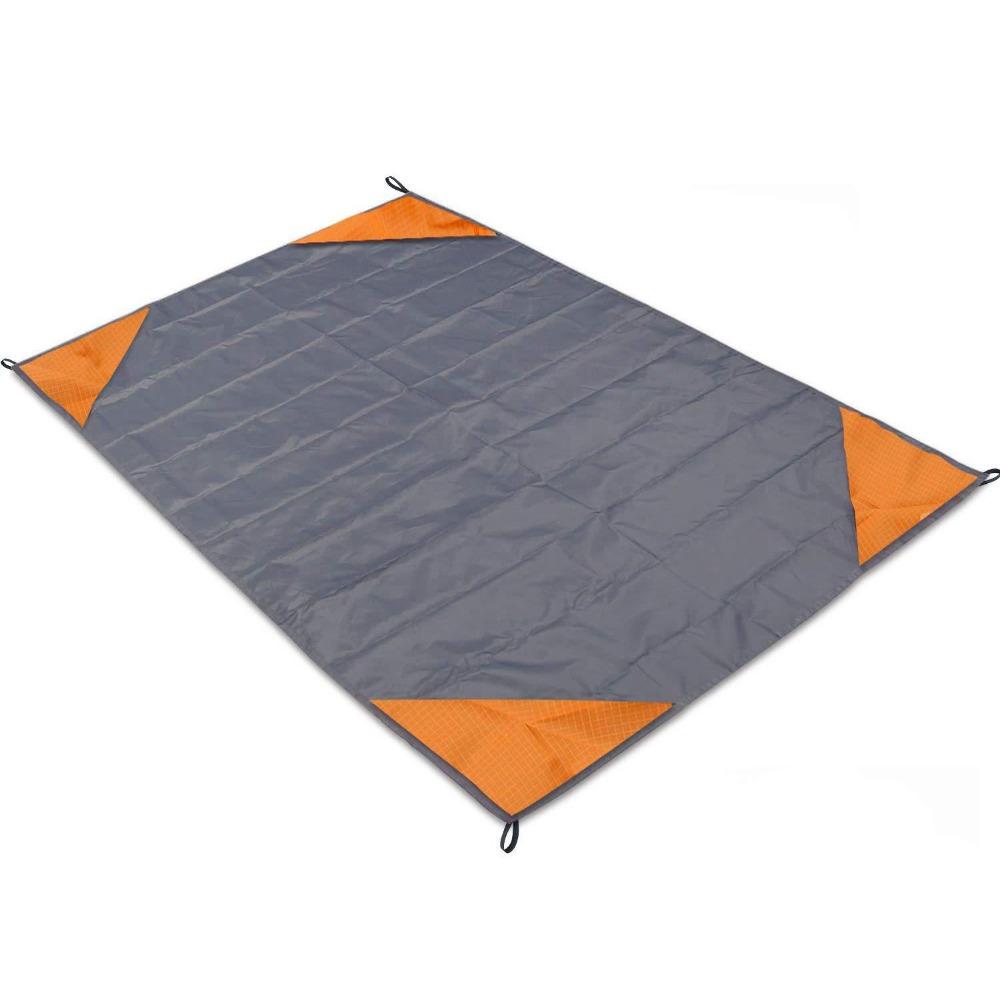New Ultralight Tent Floor Tarp with Sack Portable Foldable Pocket Mat Oxford Cloth Waterproof Tent Camping Hiking