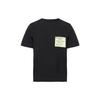 Balenciaga SS23 Label Crew Neck Straight Fit Casual Short Sleeved T Shirt Women's Black 745019TOVD51055