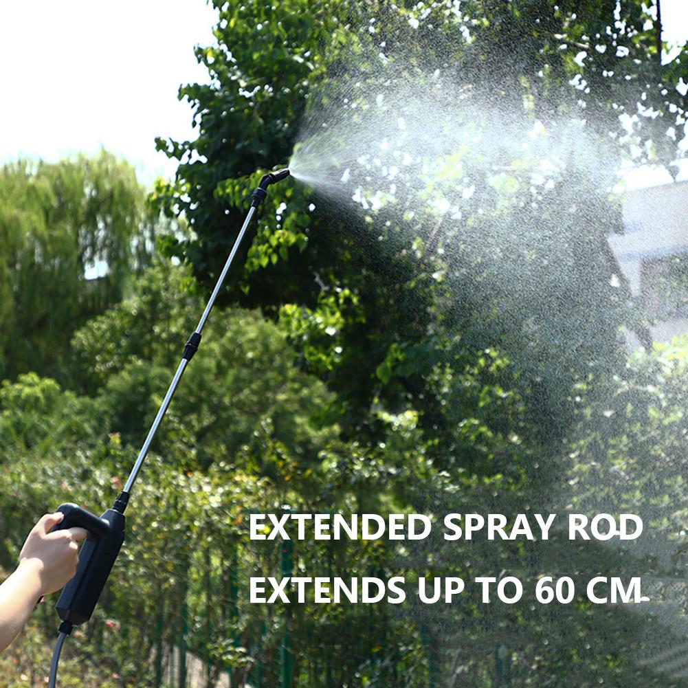 Garden Sprayer USB Rechargeable Plant Sprayer With 3/5/8M Hose Portable Lawn Watering Tools With Handle Automobile Sprayer