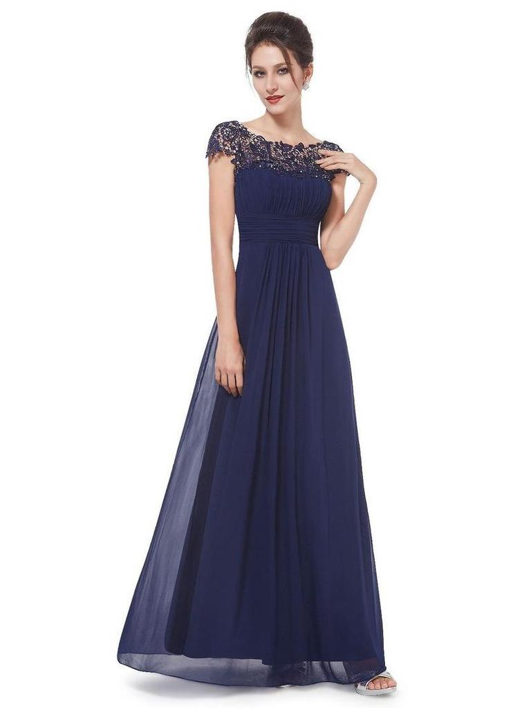 2025 Europäischer & Amerikanischer Stil Spitze Brautjungfern Abendkleid für Frauen