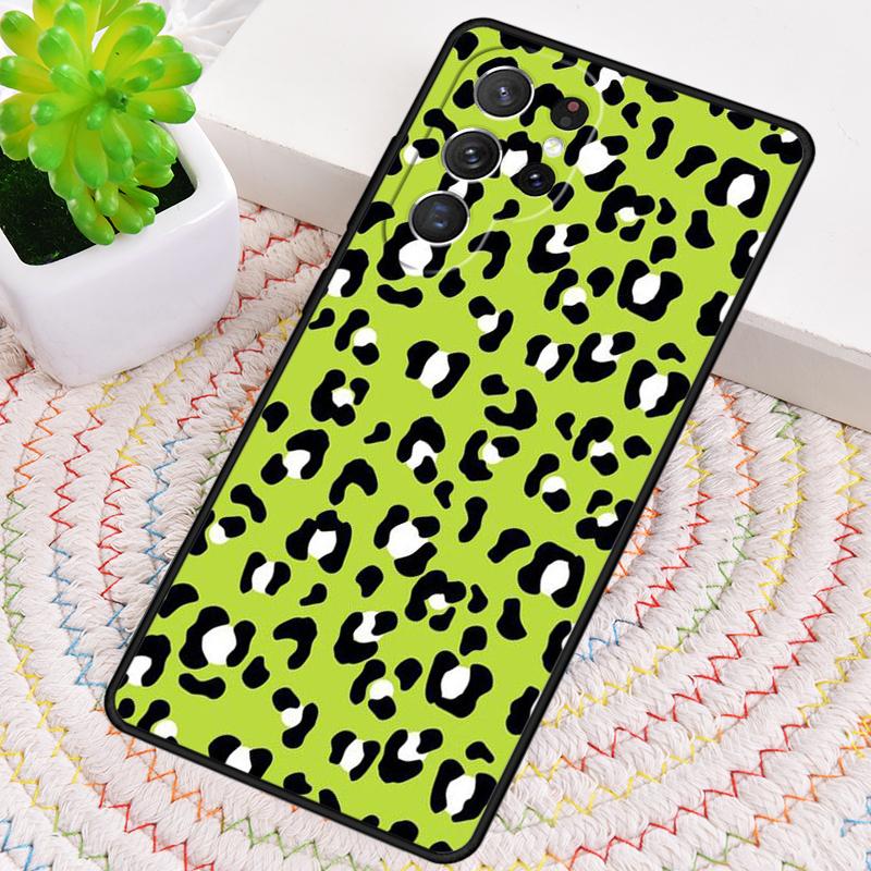 Fashion Tiger Leopard Phone Case for Samsung Galaxy Note 10 Pro S26 Ultra S23 S24 FE S25 S21 S22 PLUS Shockproof Cove