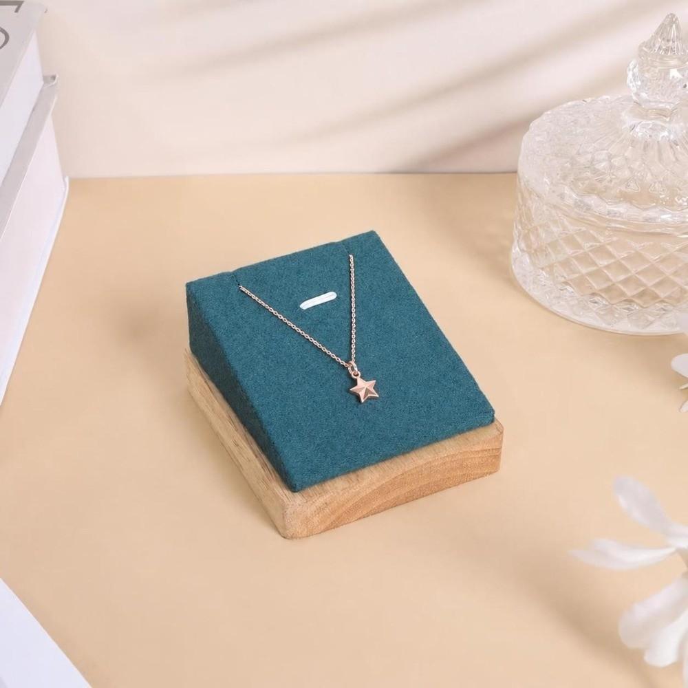 Pendant Display Necklace Display Stand Bamboo Material Jewelry Display Rack
