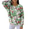 Women's Loose Comfortable Casual And Fashionable Round Neck Pattern Long Sleeved Sweatshirt