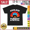 Boys Thanksgiving Shirt For Kids Toddlers Coolest Turkey T Shirt Men Women New