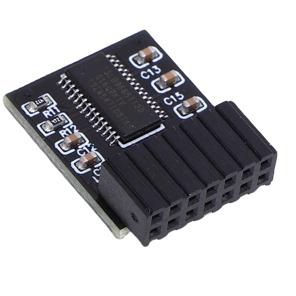 TPM 2.0 Module, Support SPI LPC  , 14Pin SPI Encryption Security Module, Compatible with  590, H570,  70 and More