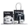Light luxury panda portable one pot and two cups of creative kung fu teacup travel tea set gift box set