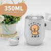 Toy Poodle Goods Stainless Steel Tumbler with Keeps Hot or Vacuum 350ml Lid, Cold, Insulated, Popular, Cute,