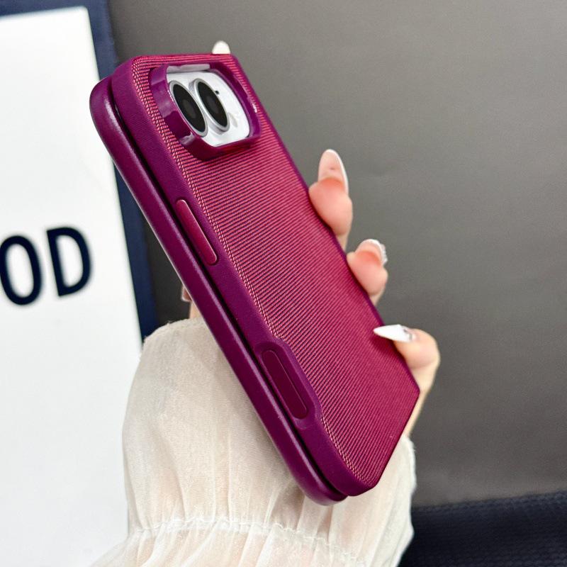 iPhone Duo Magnetic Tech Fabric Phone Case with Foldable Screen & Advanced Drop Protection