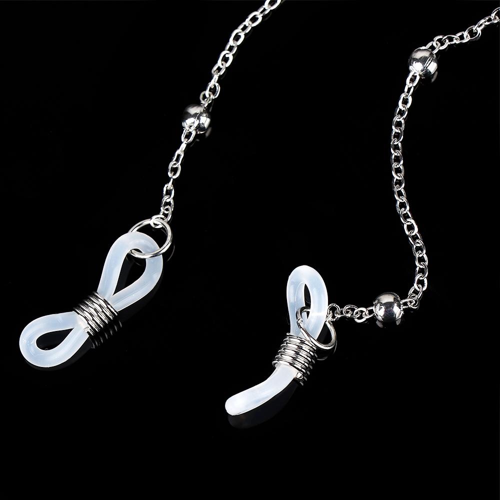Cords Metal Retainer Silver Women Beads Straps Eyewear Man Sunglasses Reading Glasses Chain Gold