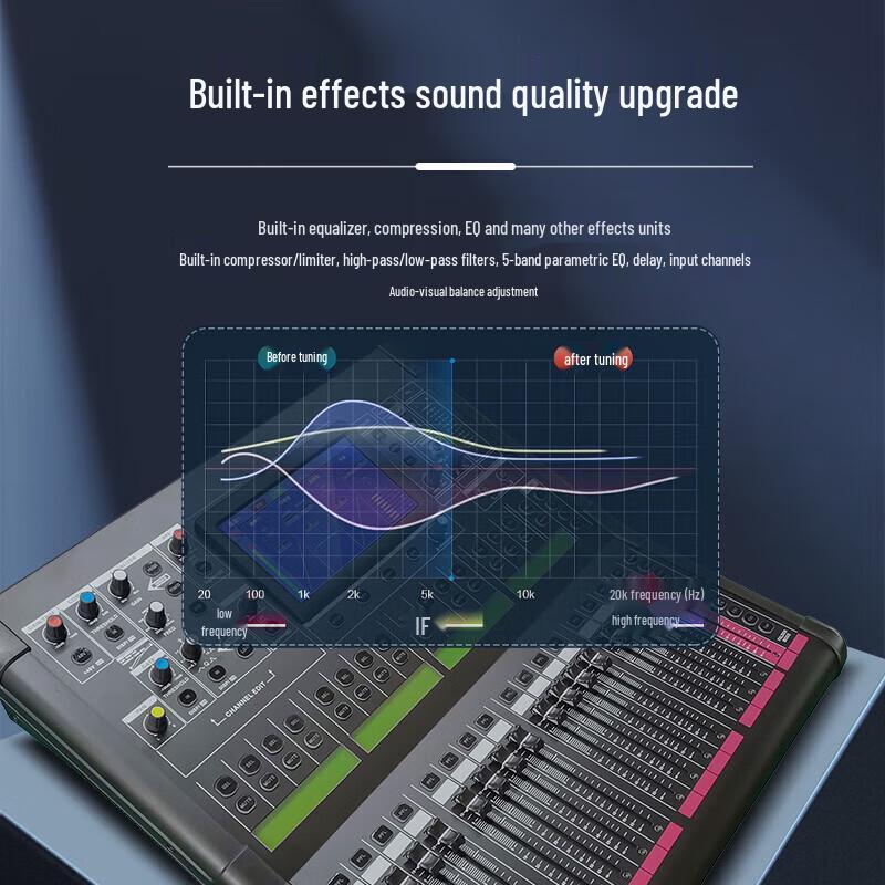 HuiDu Professional Digital Audio Mixer (CN Version)