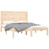 Solid Wood Bed Frame 120x200 Cm