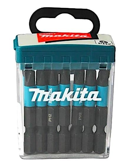 Makita Impact Driver Hex 13mm Groove Bits, 50mm, 10-Piece Set, E-14211, Shank, 6.35mm Shank, [Used]