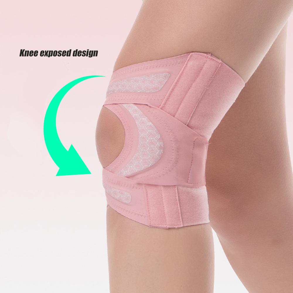 1 Stück Gelenk-Kniebandage mit Seitenstabilisatoren - Verstellbare Unterstützung bei Meniskusriss, Arthritis, Knieschmerzen für Männer & Frauen