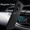 Luxury Car Case For Huawei Honor 300 Pro Cover 200 Honor300 300Pro Honor200 AMM-AN00 AMP-AN00 Solid Color Magnetic Phone Shell