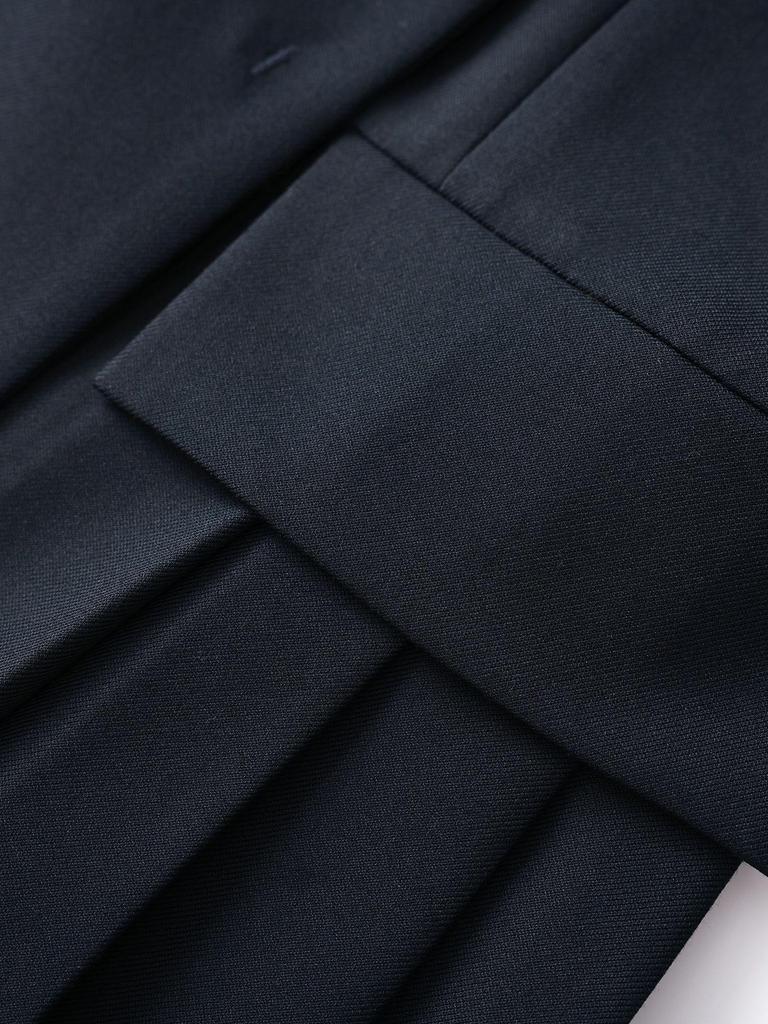 Elegant Irregular Belted Suit Dress - Women's Spring Collection