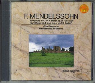

CD OTTO KLEMPERER - F.mendelssohn AC3020 DAIOH Japan Classical Used