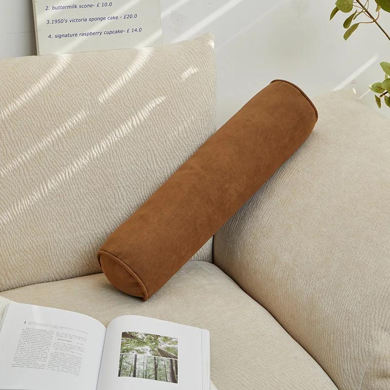 

Подушка для тела 40-120 см, круглая подушка для головы, ног, спины, подушка для спины, подушка для дивана-кровати, съемная, моющаяся 15x40cm