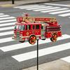 Wind Spinner for Outside Big Foot Riding Motorcycle/Truck/Airplane Metal Rotatable Yard Windmill
