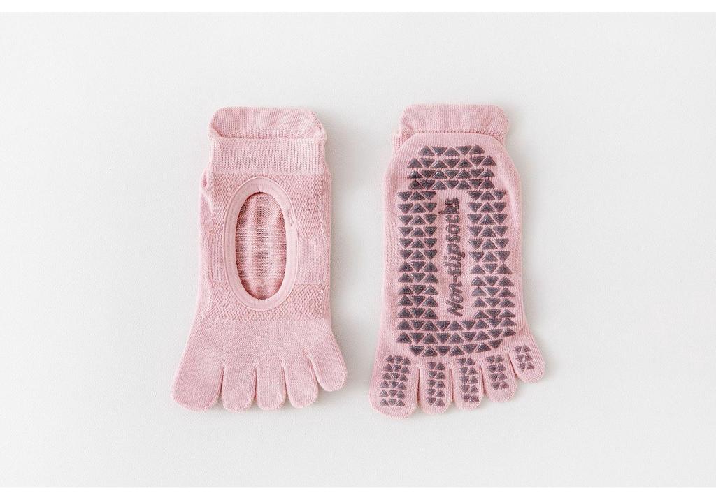 Hollow Mesh Non-Slip Women's Five-Finger Yoga & Pilates Socks