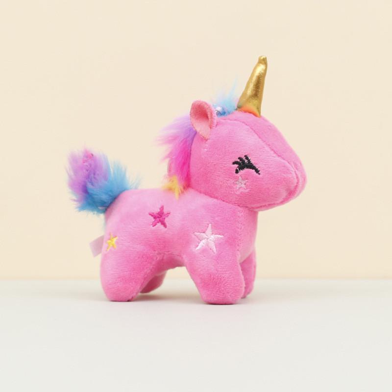 Adorable Unicorn Plush Keychain Cute Stuffed Animal Wedding Gift Bag Charm