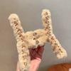 Kawaii Autumn Winter Fur Hair Claws Clip  Vintage Solid Hairy Shark Hair Clip Hairpin Korean Accessories For Women Girls
