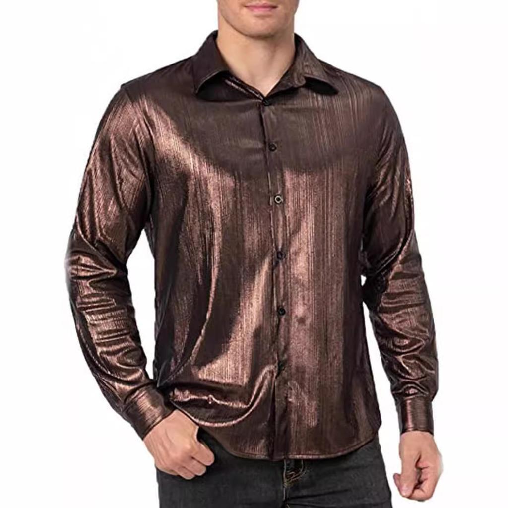 Fantasy Theme Shirt With Sequin Fabric For Cosplay And Casual Wear