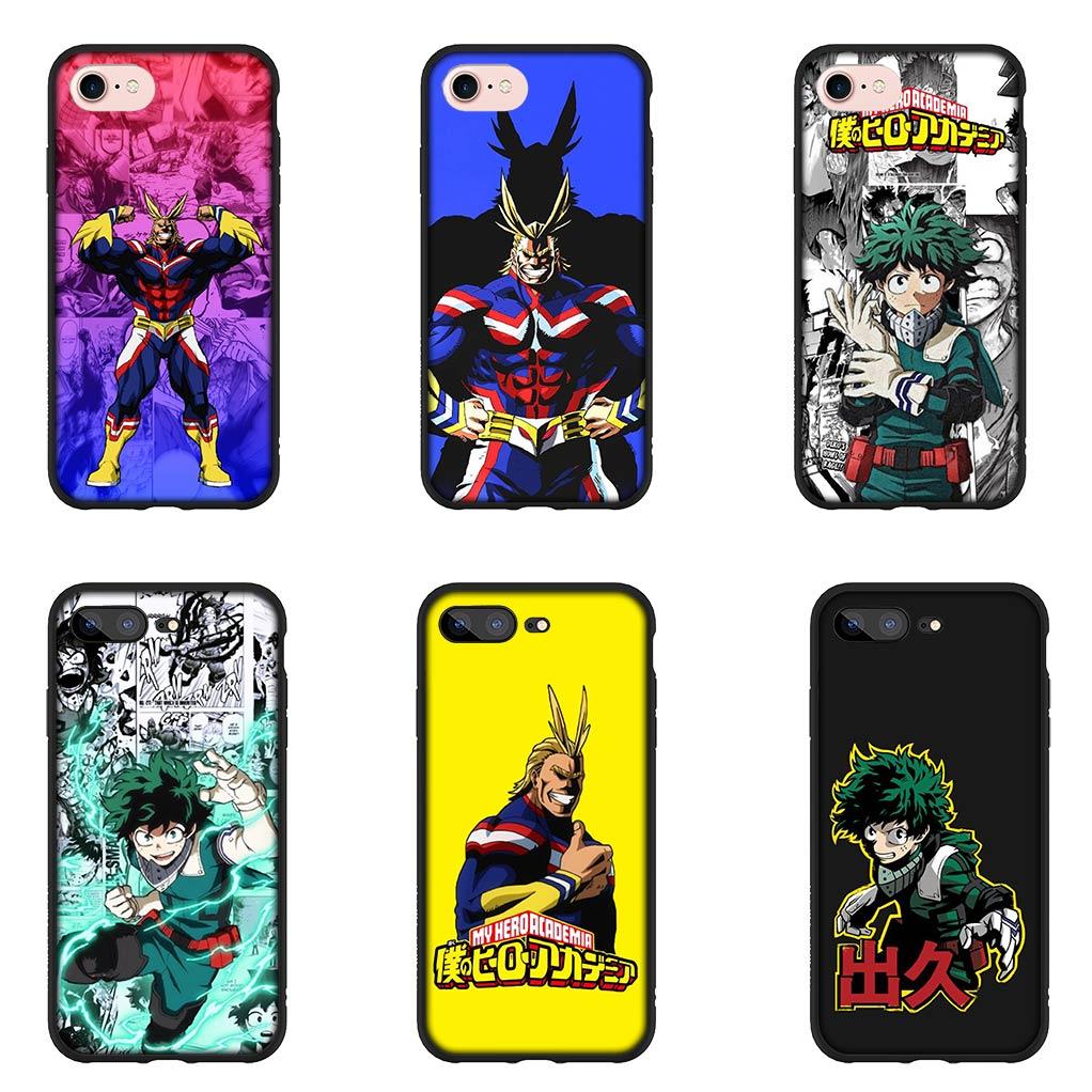 Midoriya Izuku My Hero Academia All Might Handyhülle für Apple iPhone 15 14 Plus 13 12 Mini Pro Max + 13Pro 14+ 15+ Weiche Hülle