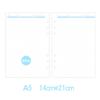 A5 A6 Blue To Do/Weekly/Monthly/Grid Refill Loose-leaf Binder Inside Page  Agenda School Stationery