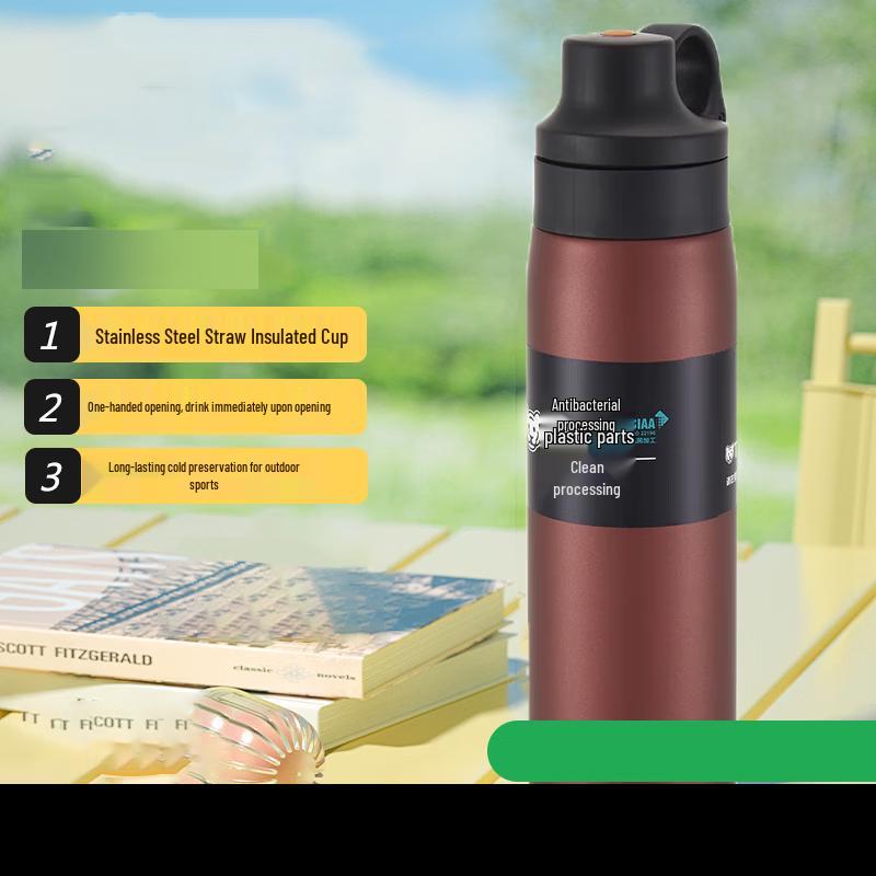 

Tiger MCS-A050 Portable Stainless Steel Straw Sports Cup