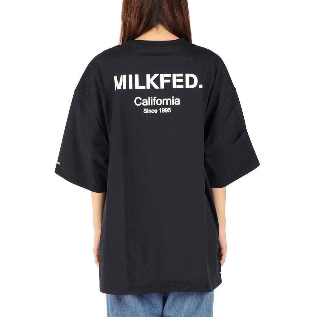 Milkfed Casual x OP Rash Guard Pocket Black Tee, Women's,