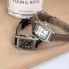 Retro Small Exquisite Small Square Watch Niche High Sense Simple Women Waterproof Quartz Watch