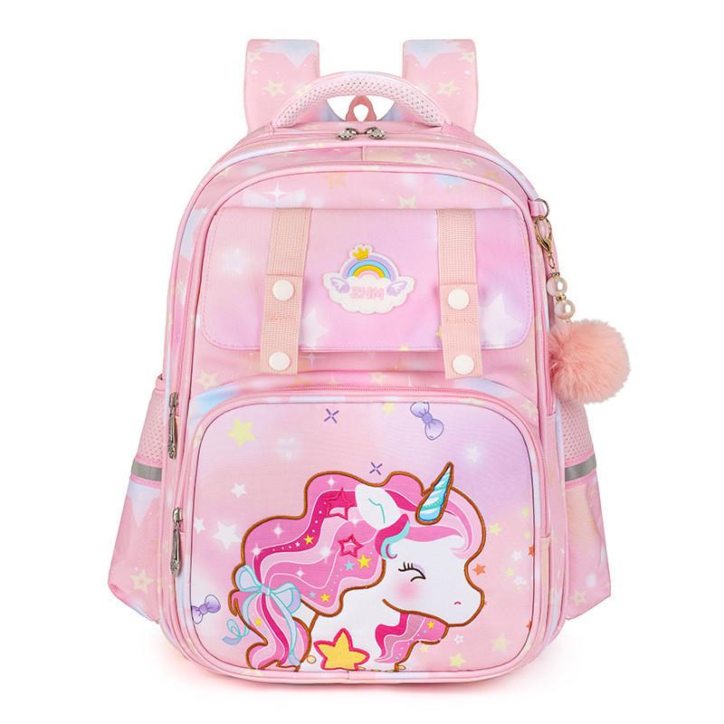 Adorable Cartoon Unisex Kids Backpack For Elementary School Oxford Cloth