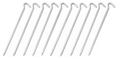 CAPTAIN STAG Peg [26.5cmSet of 10] Tenttarp Parts Round Steel Peg UZ-13164
