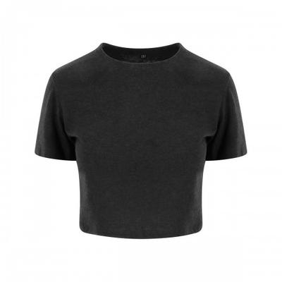 Womens/Ladies Triblend Crop T-Shirt