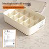 Three-in-One Dorm Underwear Organizer: Compartmented Box for Panties and Socks