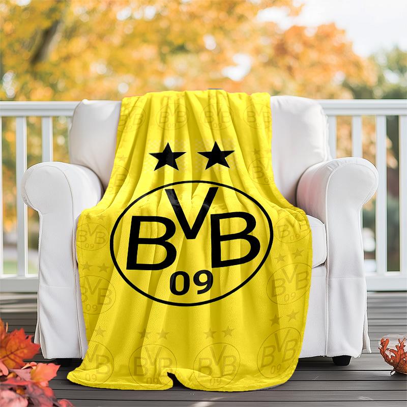 1 Stück B-BVB Themen-Decke - Digitaldruck, Polyester, Gemütlich für alle Jahreszeiten, Perfekt für draußen und Reisen