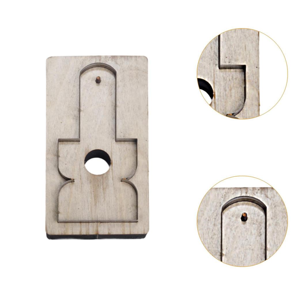 Leather Cut Die Handcraft Cutting Stencil Easy Carrying Leather Plate Knife Die for Tailor Beginner Househld Studio Devices