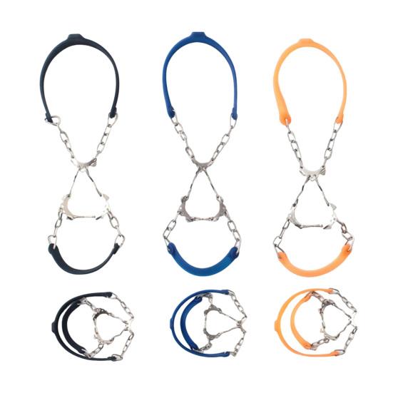 2 шт. Льодоступи для взуття, шипи для льоду, зчеплення, снігоступи, протиковзкі, 6 металевих шипів, легкі у використанні льодоступи для черевиків, взуття, пішого туризму, альпінізму, скелелазіння