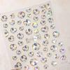 Laser Sliver Star Ocean Dolphin Whale Shoal of Fish Bubbles Sea Marine Organisms Nail Art Sticker Self Adhesive Manicure Decal