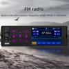2026 Portable Car Radio Stereo 1 Din 4.1" Touchscreen Bluetooth MP5 Player USB Type-C Charge TF AUX FM RCA Audio 7 Color Lights Vedio Input 60W*4 12V