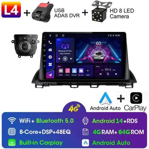 For Mazda 3 Axela 2013 - 2018 2 Din Android Car Stereo GPS WIFI FM Navigation Multimedia Video Player Head Unit Autoradio Radio