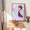 Needy Girl Overdose Game Self-adhesive Poster Fancy Wall Art Sticker for Living Room Bar Game Decorative Painting Aesthetic Art