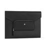 Montblanc Artisan Series Classic Envelope Design Full Grain Leather Clutch Men Clutch Black MB130314