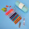 14PCs TPR Crochet Hooks Knitting Tool Sewing Parts Comfortable Crafts Weaving Gifts