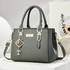 Simple and large-capacity hot-selling handheld women's bags 2026 new fashionable and versatile PU material single shoulder oblique span small